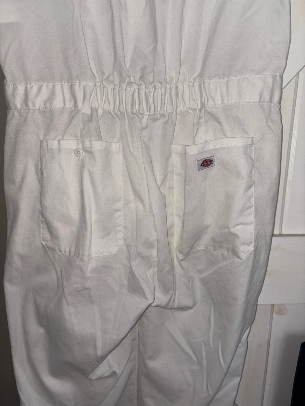 Dickies Women’s White Short Sleeve Coveralls - Picture 5 of 5